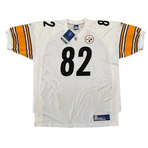 Reebok NFL Jersey Mens‎ 3XL Pittsburgh Steelers Randle El 82 White On Field 56